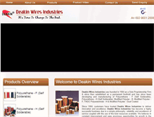 Tablet Screenshot of deakinwires.com